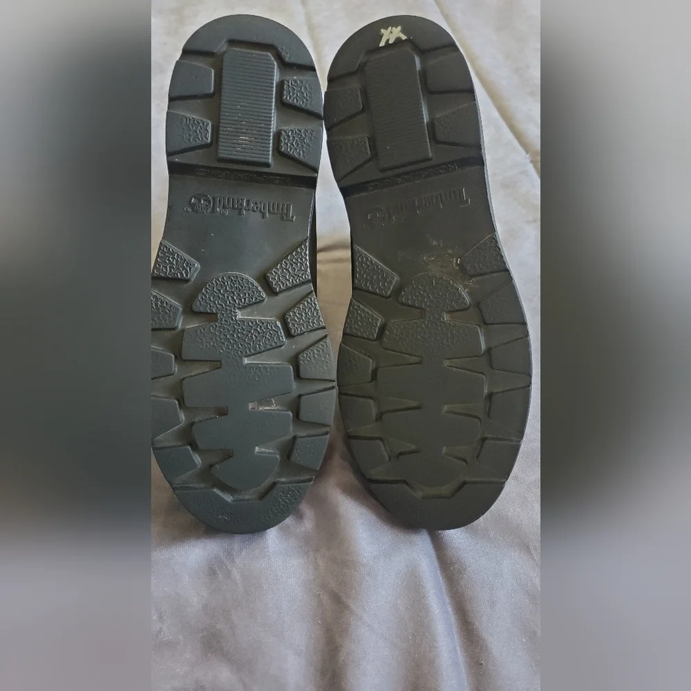 Timberland 6 Inch‎ Black Nubuck Waterproof Boots Size 7
